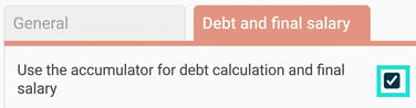 The image displays a tick in the box for the setting 