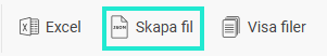 Bilden visar knappen för "Skapa fil".